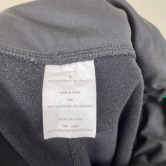 Apana Women’s Black Silver Splatter Leggings size Small - Picture 7 of 12